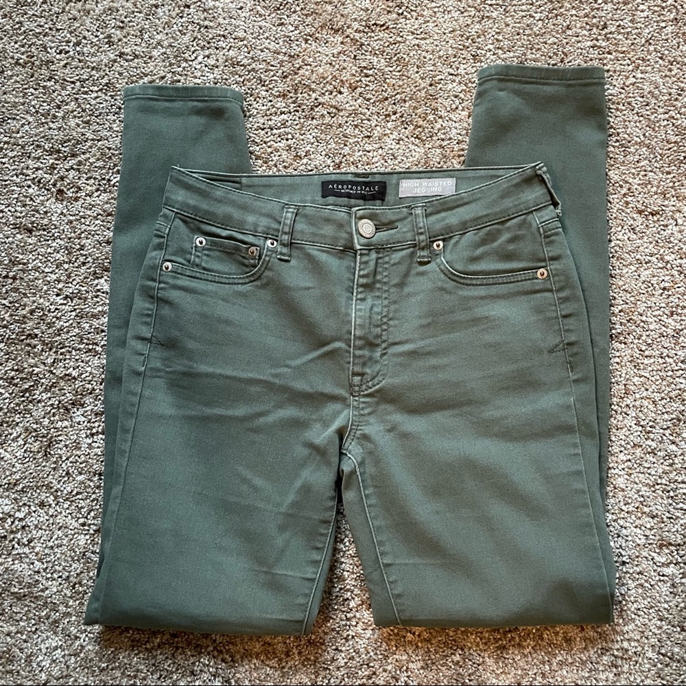 Olive Skinny Jeans